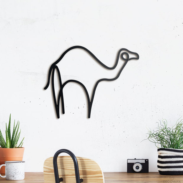 Line Camel - Metal Deco